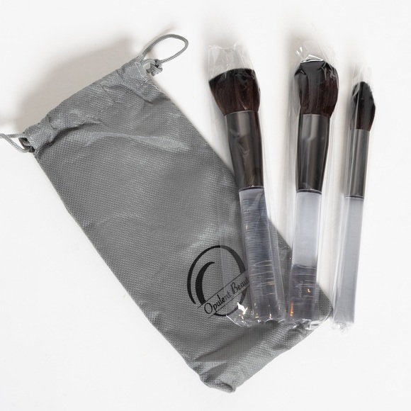 Opulent Crystal Clear 3pc Brush Collection - Picture 2 of 2